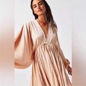 Free People Arzel Mini Dress Cream